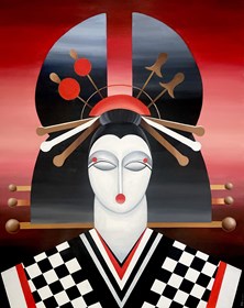 Obraz do salonu artysty Paulina Taranek pod tytułem Oiran I