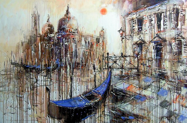 Obraz do salonu artysty Dariusz Grajek pod tytułem Venice...