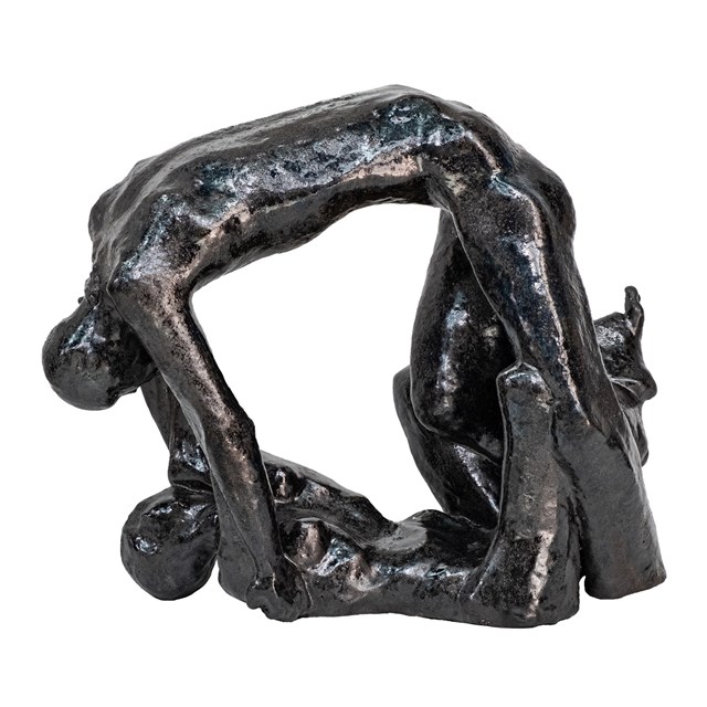 Living room sculpture by Barbara Lorek titled Tricks IV