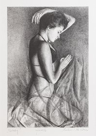 Obraz do salonu artysty Paulina Wilk pod tytułem Z cyklu Portrety (Portret śpiącej I)