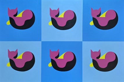 Obraz do salonu artysty Łukasz Sysło pod tytułem Siódmego dnia odpoczywał