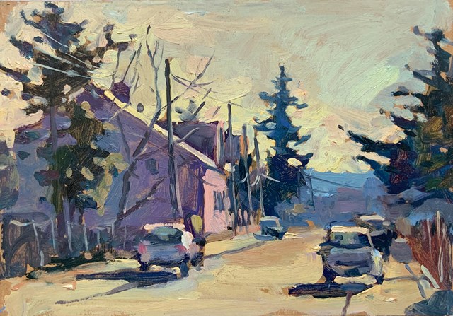 Living room painting by Vladyslav Mykhasiuk titled Sunny morning