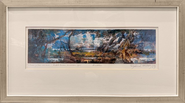 Living room print by Krzysztof Wieczorek titled That tree doesn't grow there anymore