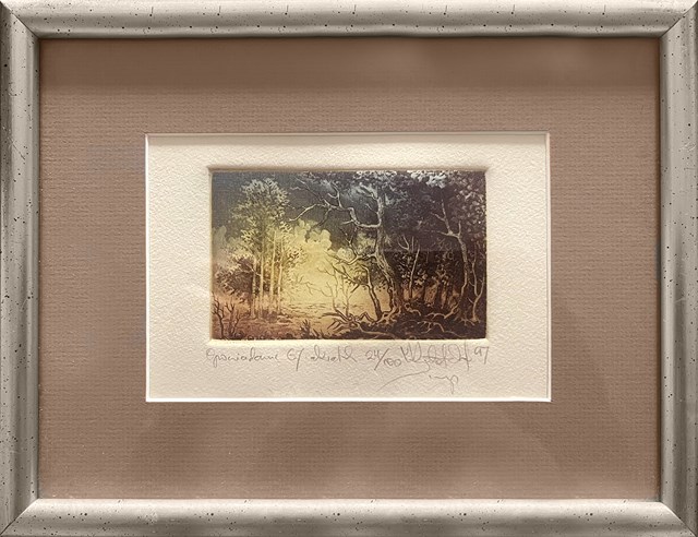 Living room print by Krzysztof Wieczorek titled The Story