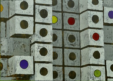 Obraz do salonu artysty Marek Zając pod tytułem Lewy moduł