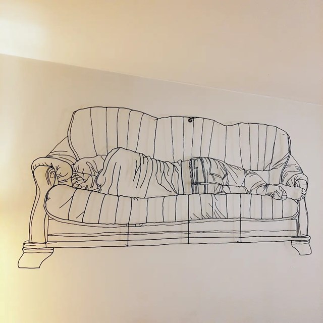 Living room Other by Michał Malinowski titled I am here just for a while...