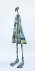 Living room sculpture by Paweł Rubaszewski titled And I'm waiting