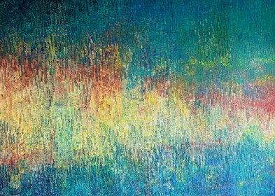 Obraz do salonu artysty Kamil Gos pod tytułem Emergencja strumienia świadomości