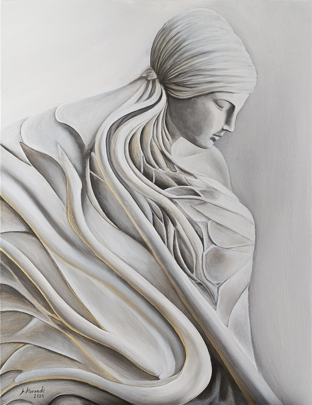 Obraz do salonu artysty Sebastian Kornacki pod tytułem Veil of Stillness