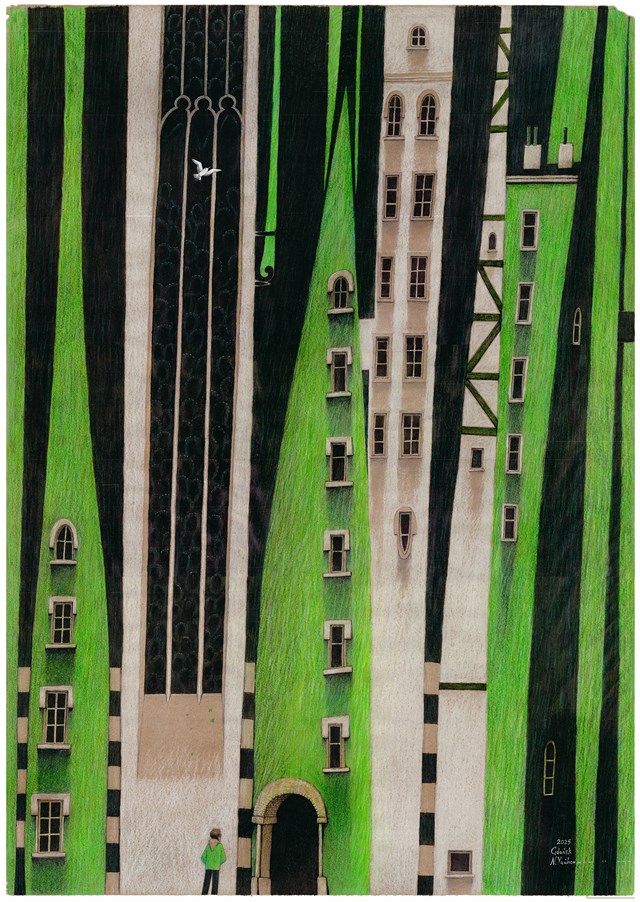 Living room print by Eugeniusz Nadtoczaj titled ”Windows"