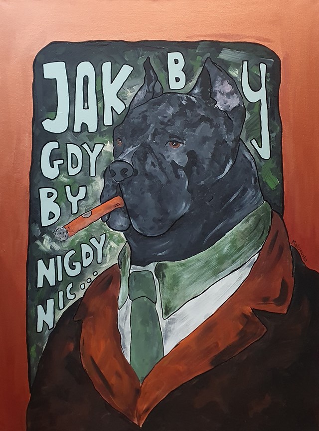 Obraz do salonu artysty Karolina Malczewska Pergoł pod tytułem JAKBY GDYBY