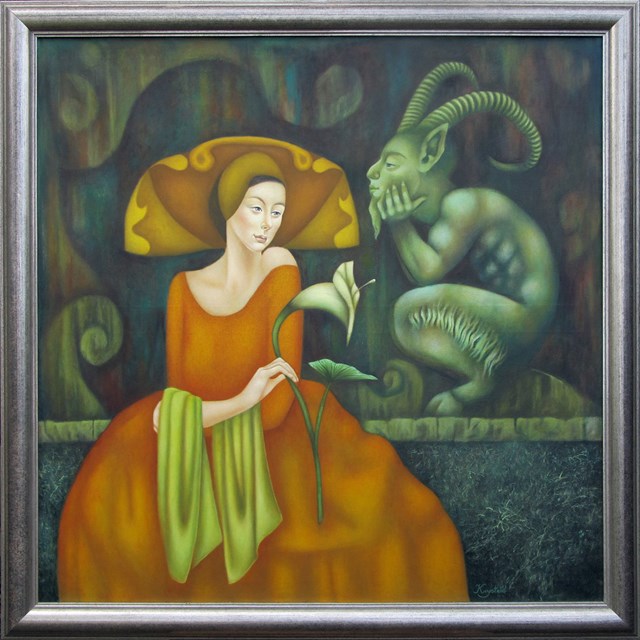 Obraz do salonu artysty Beata Krystek-Borkowska pod tytułem Laila