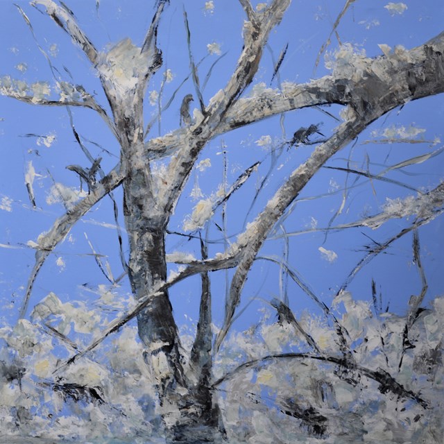 Obraz do salonu artysty Anna Forycka-Putiatycka pod tytułem Zimową aurą IV