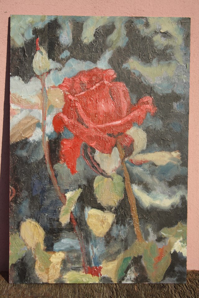 Obraz do salonu artysty Jan Bembenista pod tytułem Róża