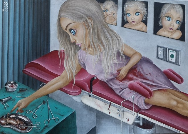 Obraz do salonu artysty Estera Parysz-Mroczkowska pod tytułem Last touch