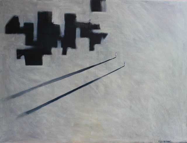 Obraz do salonu artysty Filip Łoziński pod tytułem Dwóch z obiektem
