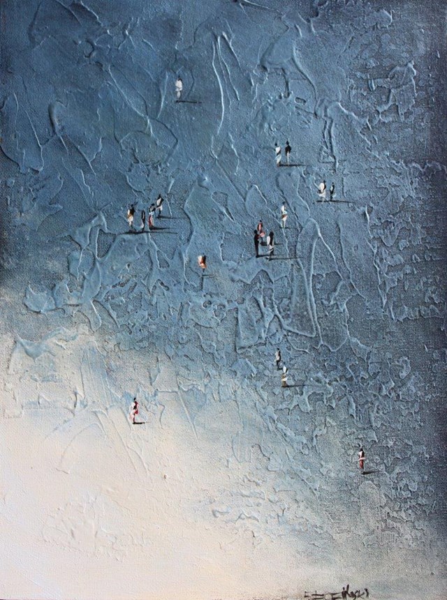 Obraz do salonu artysty Filip Łoziński pod tytułem Kompozycja błyszcząca