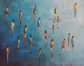 Obraz do salonu artysty Filip Łoziński pod tytułem Blue