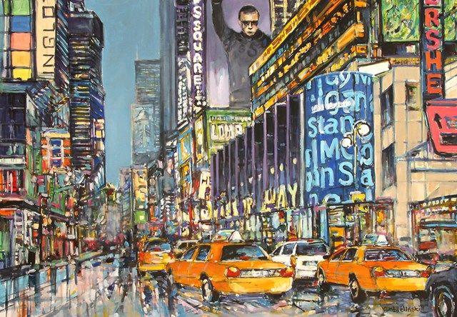 Obraz do salonu artysty Piotr Rembieliński pod tytułem NYC Manhattan