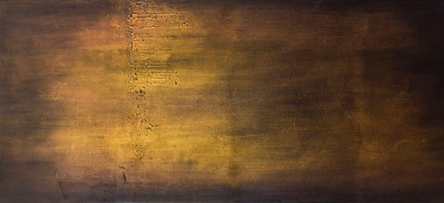 Living room painting by Marta Chudzik titled  Rusted ghost