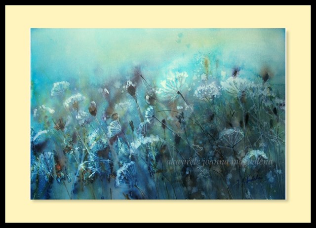 Living room painting by Joanna Magdalena titled Winter dreams