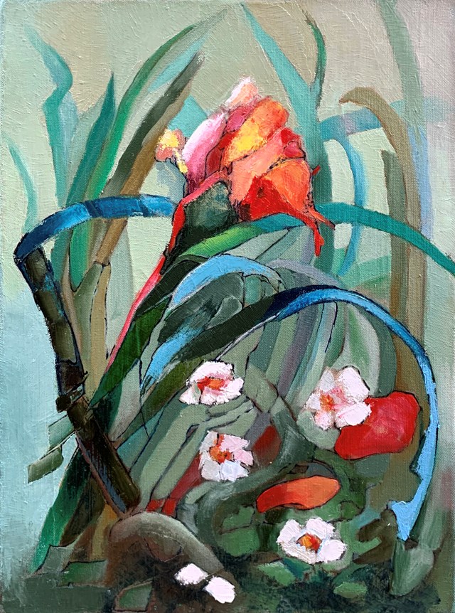 Obraz do salonu artysty Anna Lupa-Suchy pod tytułem Kwiaty II