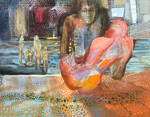 Obraz do salonu artysty Anna Lupa-Suchy pod tytułem Piknik