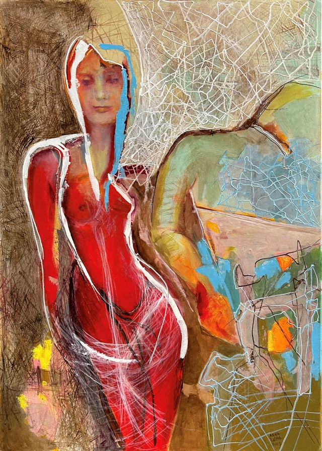 Obraz do salonu artysty Anna Lupa-Suchy pod tytułem Bogini
