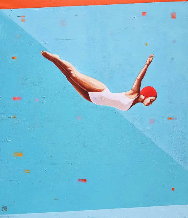 Obraz do salonu artysty Renata Magda pod tytułem Jump