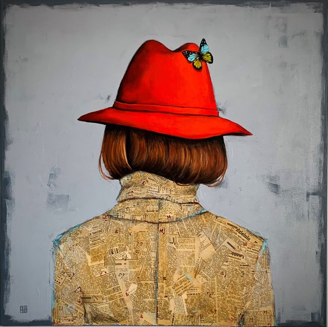 Obraz do salonu artysty Renata Magda pod tytułem Red Hat II