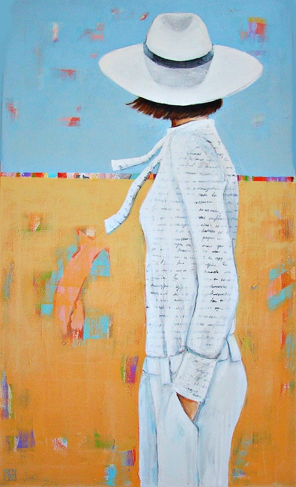 Obraz do salonu artysty Renata Magda pod tytułem Q wiatr i słońce ...