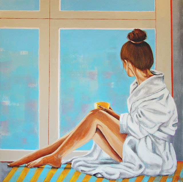 Obraz do salonu artysty Renata Magda pod tytułem On the window