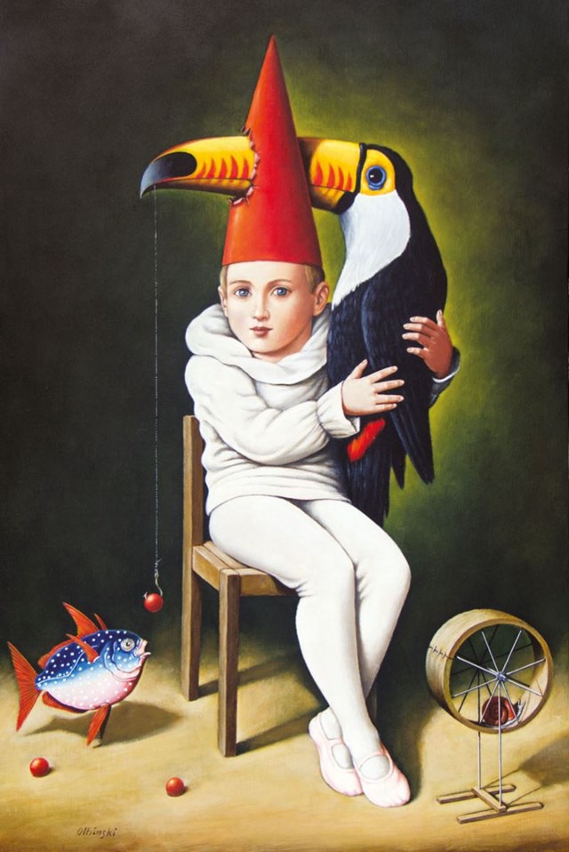Grafika do salonu artysty Rafał Olbiński pod tytułem Tales of Love (Toucan)