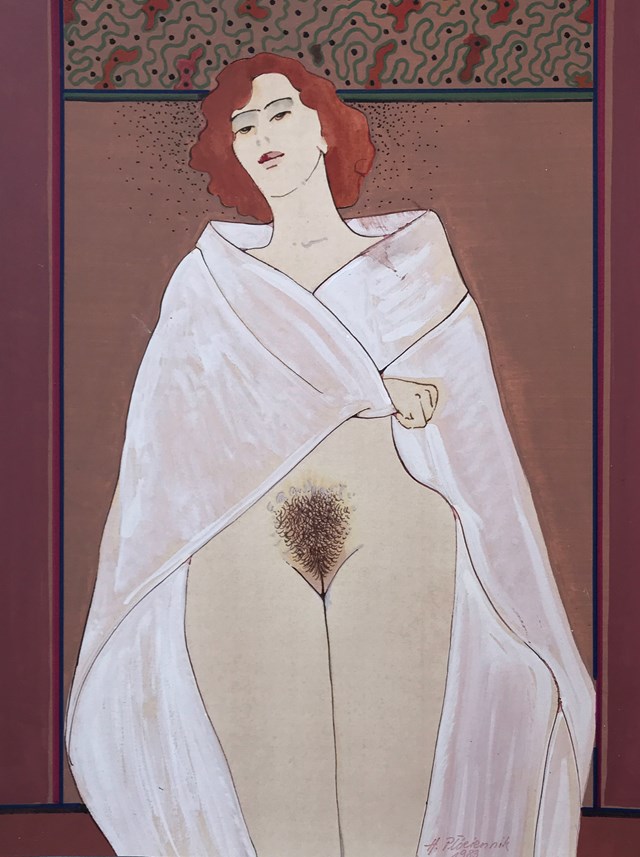 Obraz do salonu artysty Henryk Płóciennik pod tytułem Akt kobiecy 5