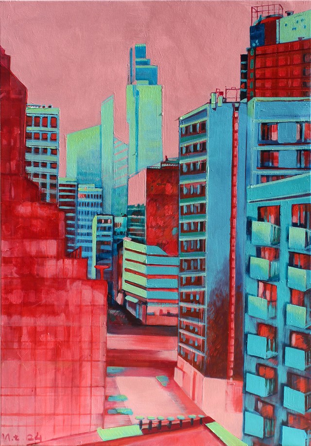 Obraz do salonu artysty Małgorzata Łodygowska pod tytułem City