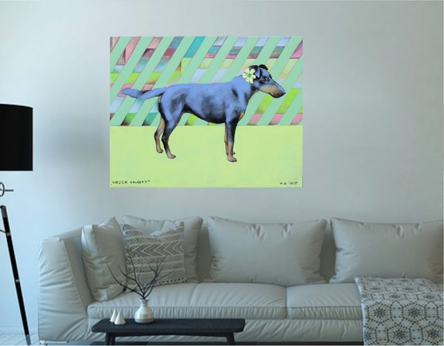 Gauguin's dog - visualisation by Małgorzata Łodygowska