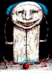 Obraz do salonu artysty Piotr Kamieniarz pod tytułem Akrobatka