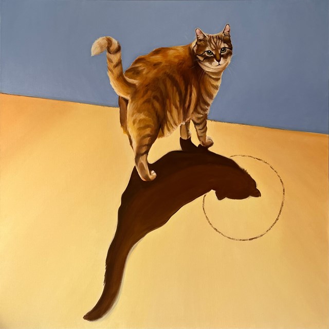Obraz do salonu artysty Marta Sobierajska pod tytułem Święta kotka