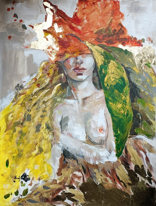 Obraz do salonu artysty Honorata Chajec pod tytułem Kaprysy jesiennego wiatru 