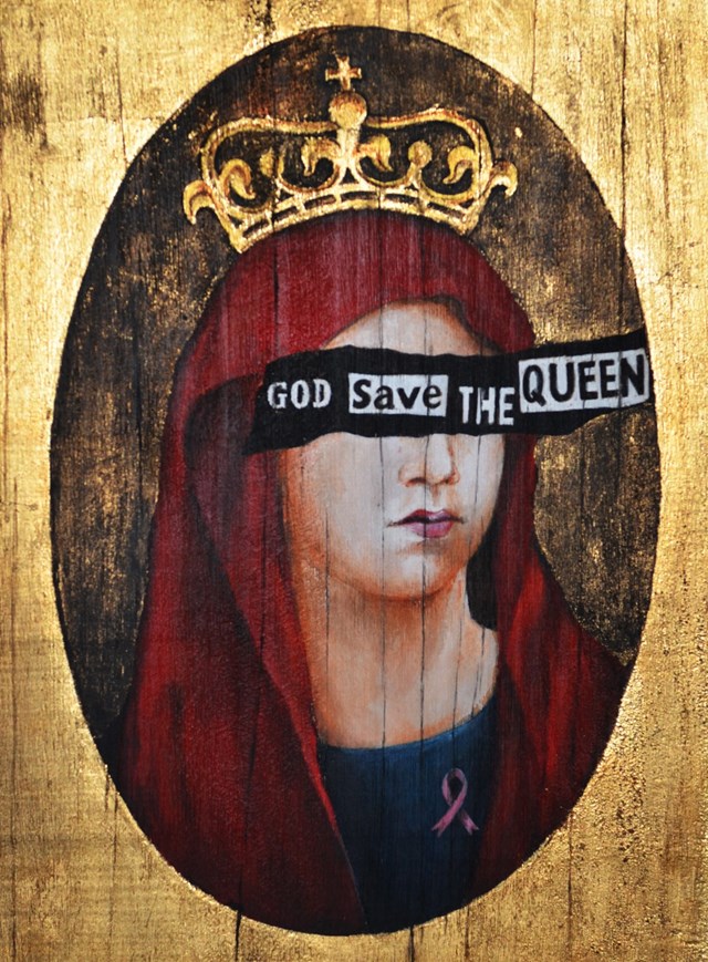 Obraz do salonu artysty Borys Fiodorowicz pod tytułem God Save the Queen