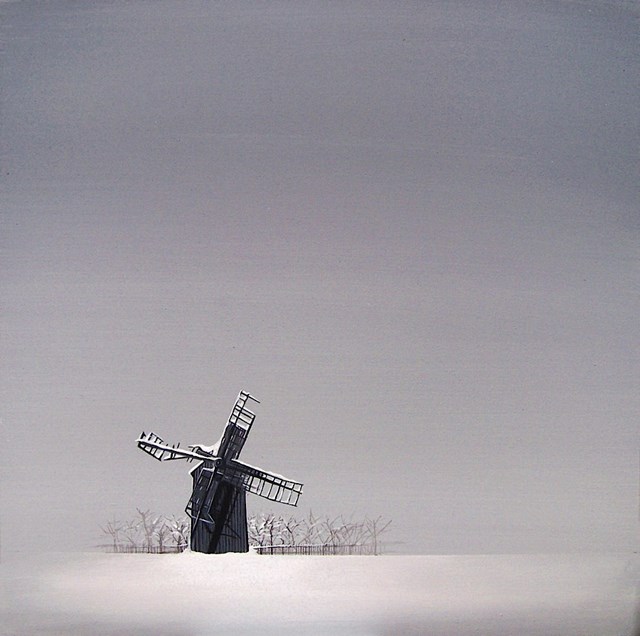 Living room painting by Campio titled Windmill