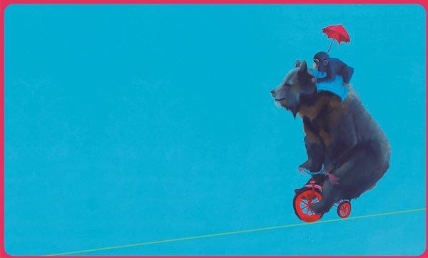 Obraz do salonu artysty Campio pod tytułem Go, go bear!