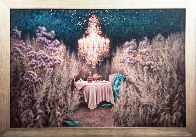 Obraz do salonu artysty Joanna Sierko-Filipowska pod tytułem Niedokończona kolacja, jesień