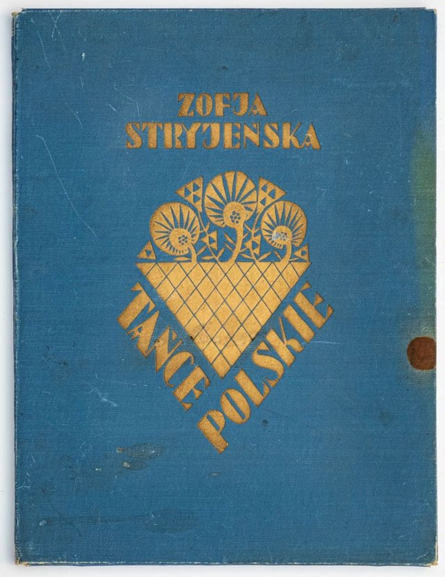 Grafika do salonu artysty Zofia Stryjeńska pod tytułem TAŃCE POLSKIE - TEKA Z 11 ROTOGRAWIURAMI, KRAKÓW 1929