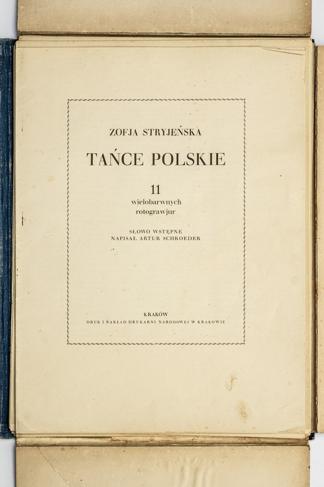  POLISH DANCES - PORTFOLIO WITH 11 ROTOGRAVURES, KRAKOW 1929 - visualisation by Zofia Stryjeńska