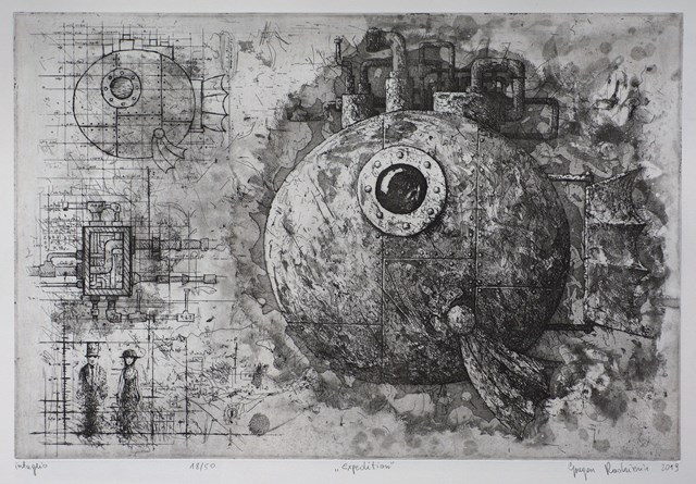 Grafika do salonu artysty Grzegorz Radziewicz pod tytułem Expedition (18 z 50)