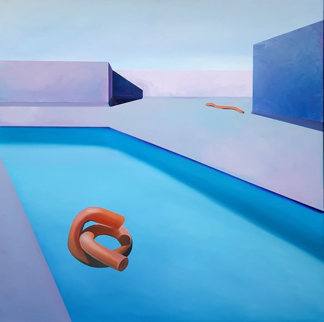 Obraz do salonu artysty Katarzyna Środowska pod tytułem Krajobraz basenowy