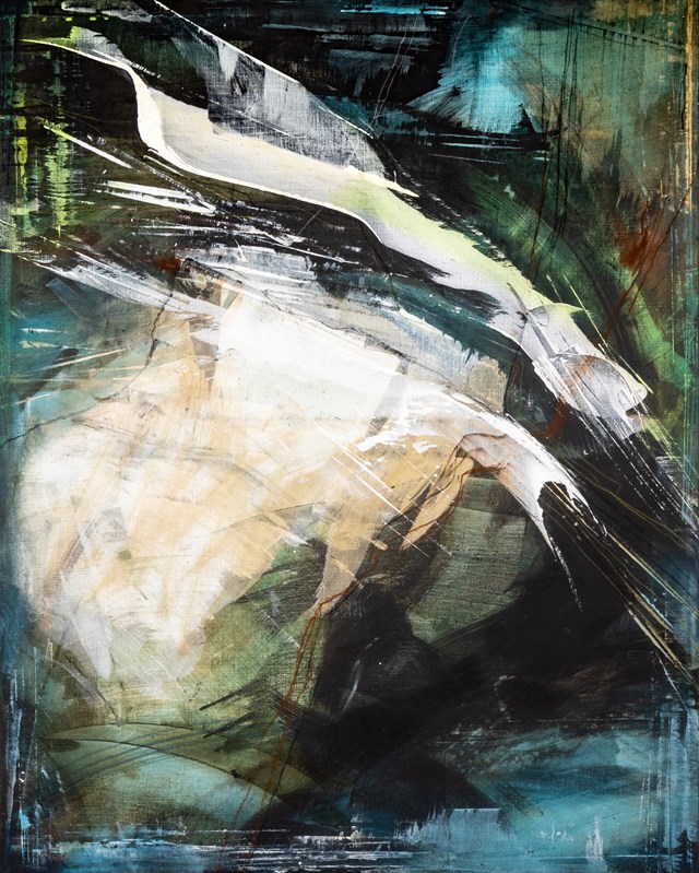 Obraz do salonu artysty Joanna Roszkowska pod tytułem ABUNDANCE OF GREEN