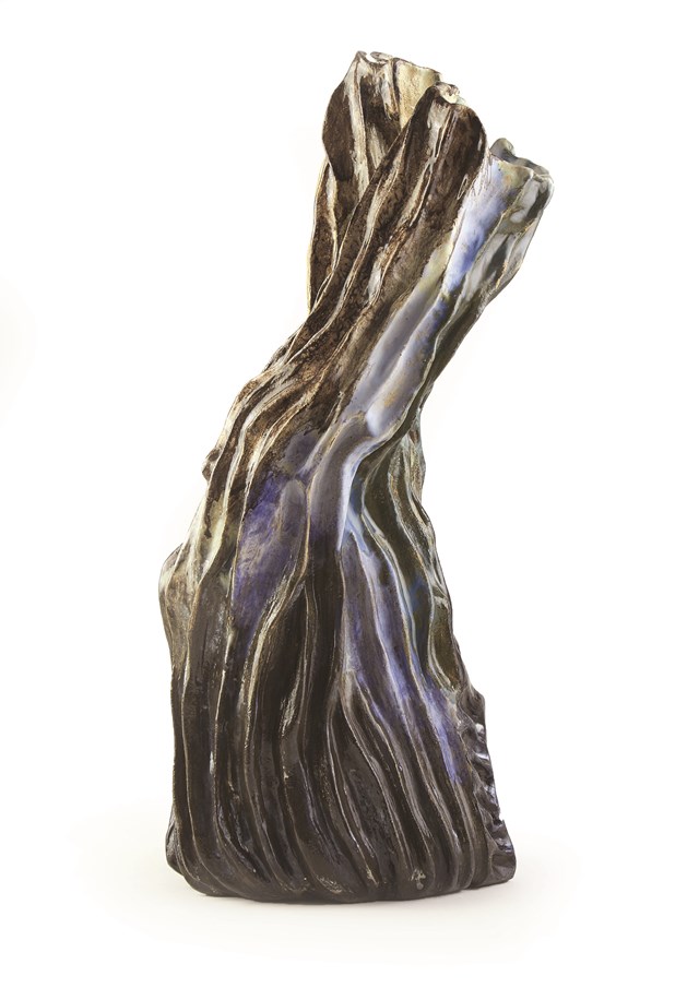 Rzeźba do salonu artysty Joanna Roszkowska pod tytułem BLUE ANEMONE