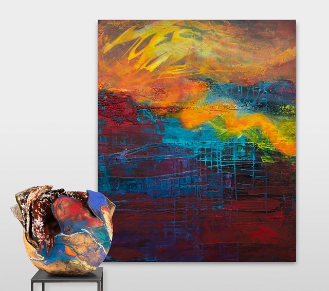 Living room Other by Joanna Roszkowska titled DUET - SYNESTHESIA